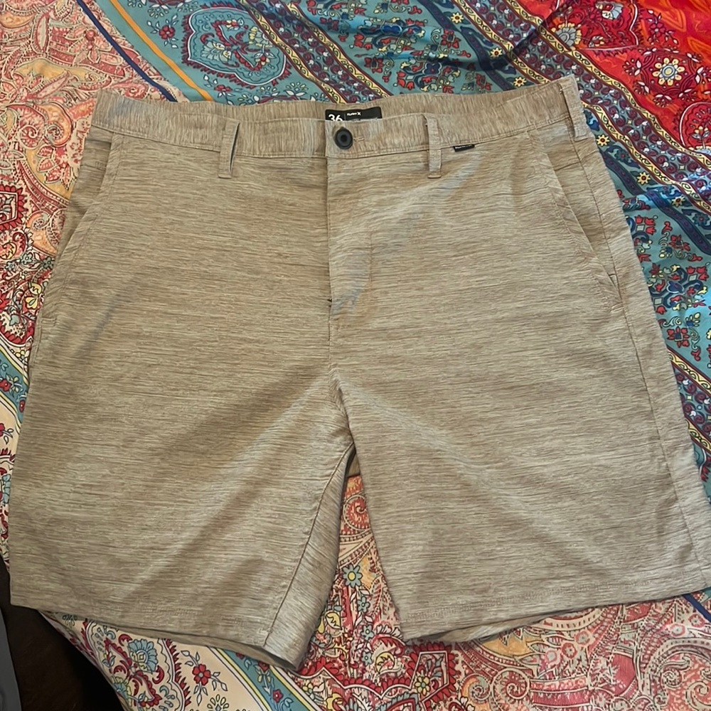 Sandy colored  Hurley shorts
